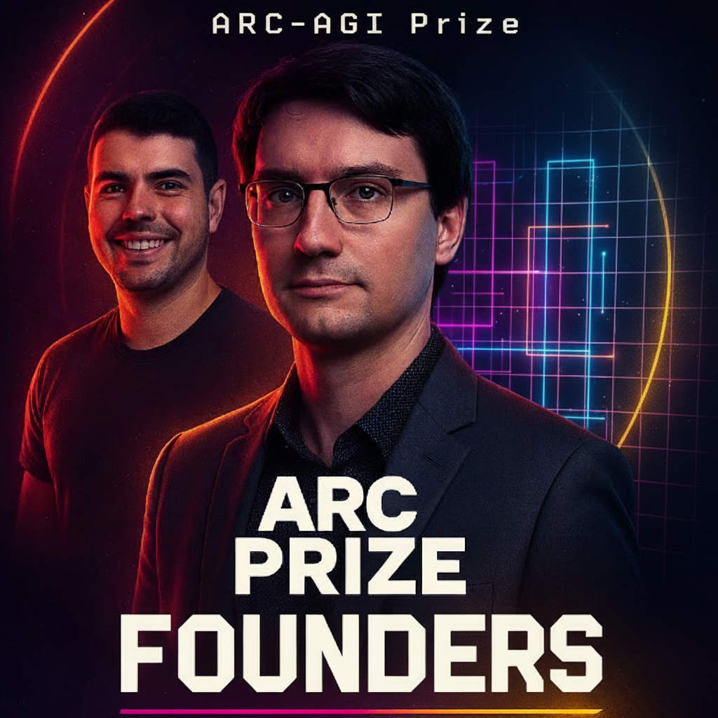 ARC Prize founders card featuring François Chollet and Mike Knoop